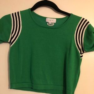 UNIF Green Roller Crop Top